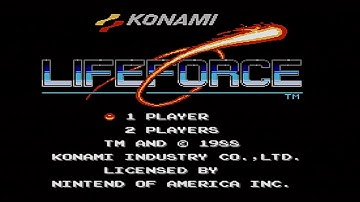 Life Force: Intro & Gameplay Demos - NES