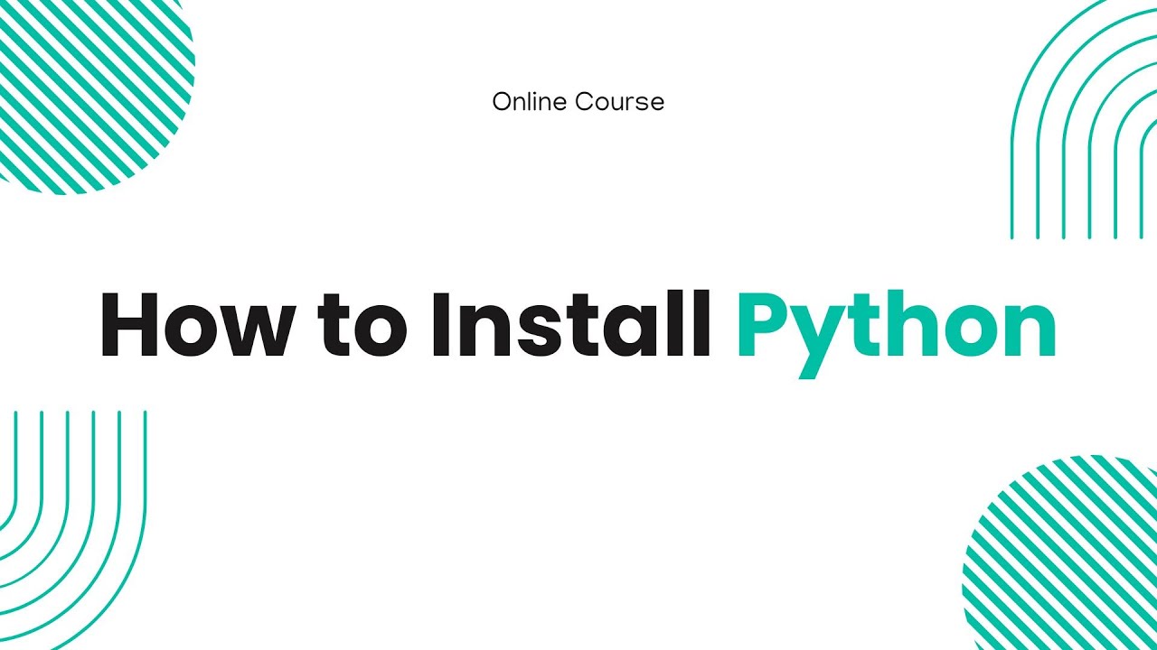 How To Install Python - Everything Step By Step - YouTube