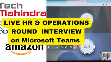 TECH MAHINDRA, AMAZON, CONCENTRIX LIVE HR, OPERATIONS ROUND INTERVIEW