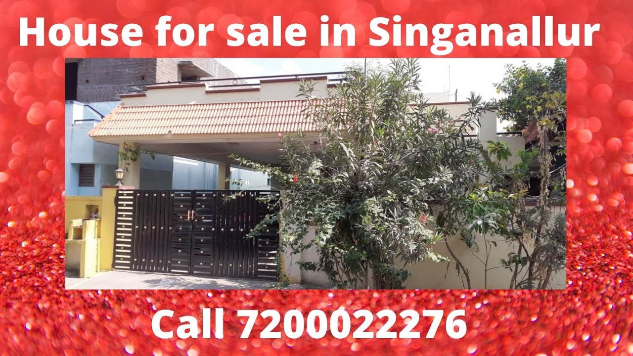 Semifurnished house for sale in Singanallur, Coimbatore YouTube