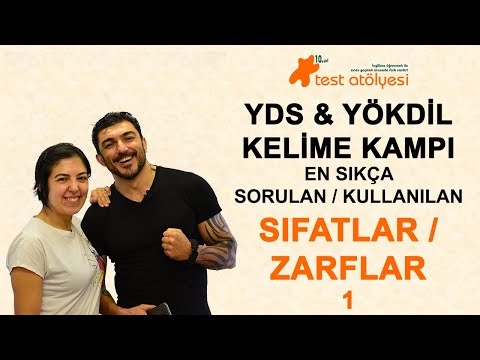 YDS & YÖKDİL & YDT Kelime Kampı – Sıfatlar / Zarflar 1