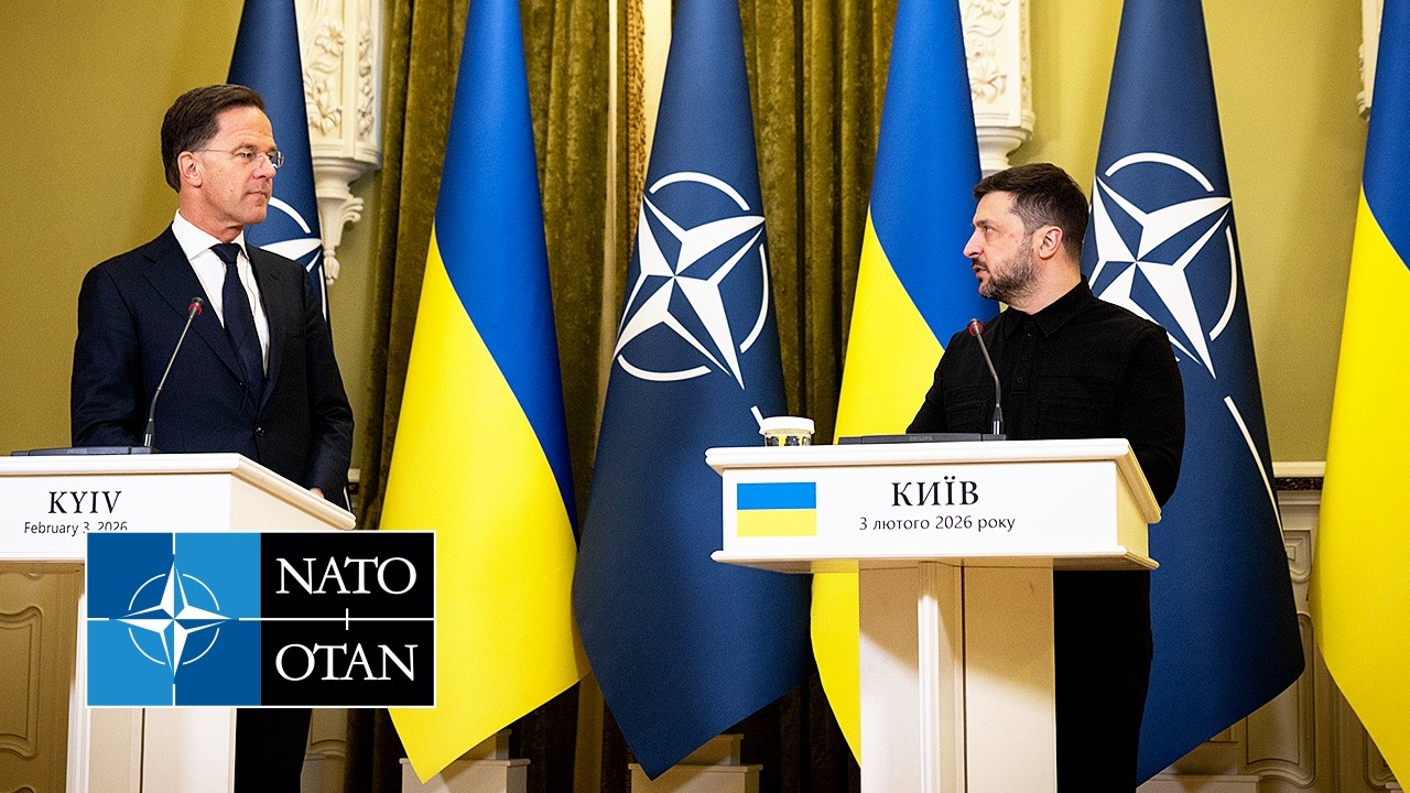 NATO Secretary General with the President of Ukraine Volodymyr Zelenskyy, in Kyiv, 03 FEB 2026