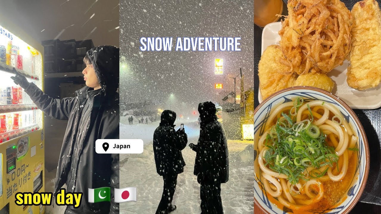 Heavy Snowstorm in Japan ❄️ | Bharf mei full on Adventure 🇵🇰 | Winter Vlog