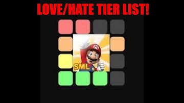 SML character love/hate tier list