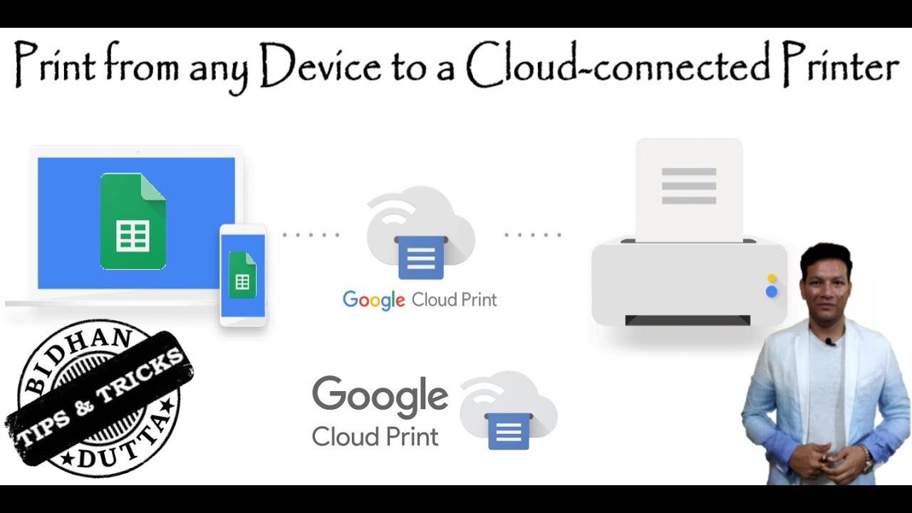 How to Convert Normal Printer to Network Printer | How to use Google cloud print in Bengali