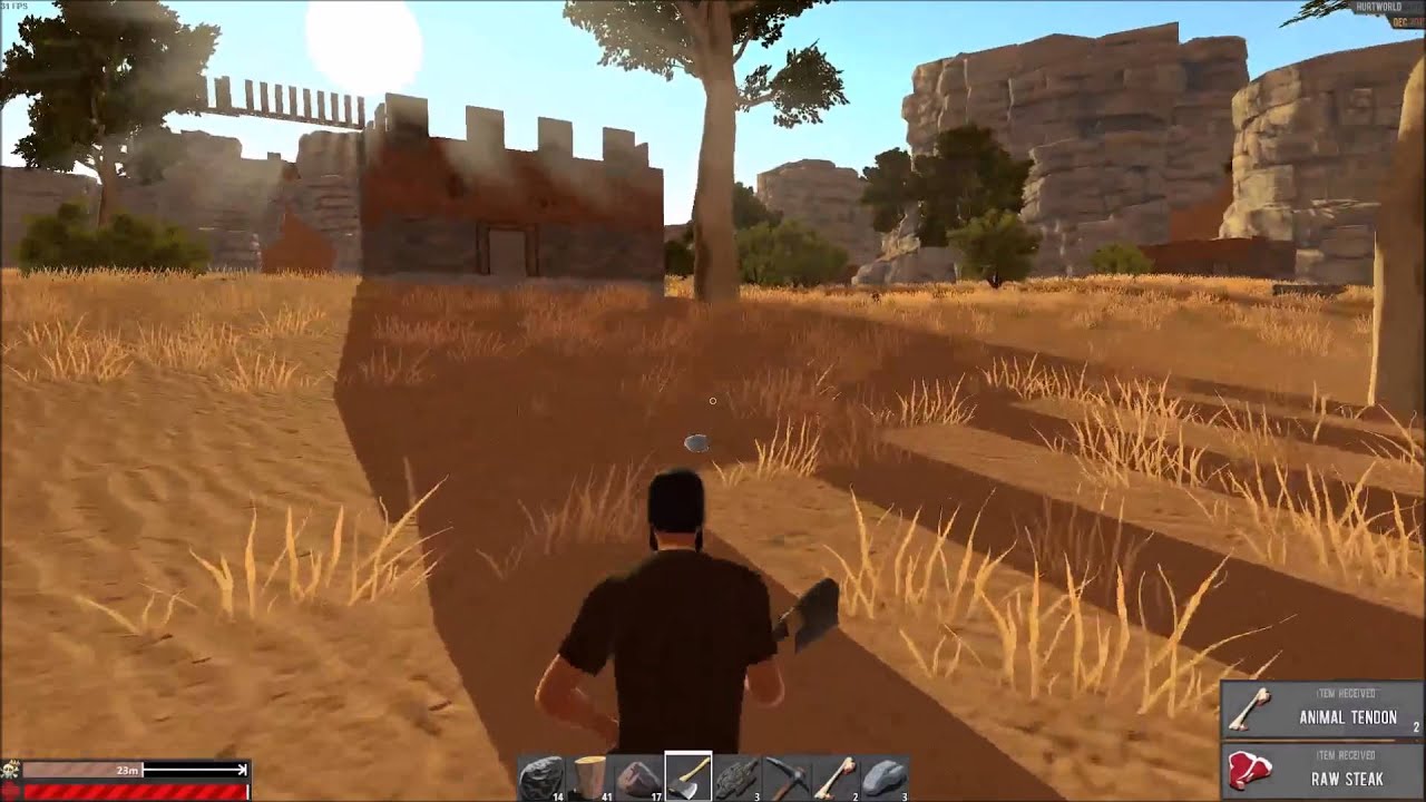 Hurtworld Gameplay - Alexandria (Foundation Village)