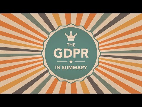 What is the GDPR? | A summary of the EU GDPR