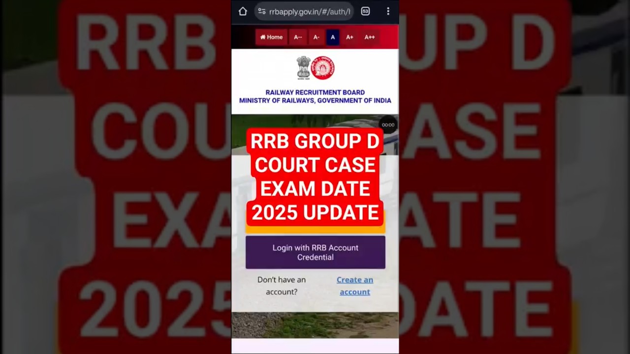 RRB Group d admit card 2025 || rrb group d exam date 2025 || rrb group d court case 2025