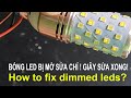 Cách Sửa Đèn Led Bị MỜ Chỉ Bằng Cây Nhíp Kẹp Cái Là Xong #tipsusa #thnln