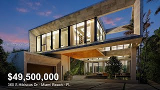 360 S Hibiscus Dr, Miami Beach FL — $49,500,000 | Luxury Home Tour
