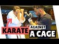 KARATE KATA BUNKAI AGAINST A CAGE | Pinan/Heian & Bassai Dai