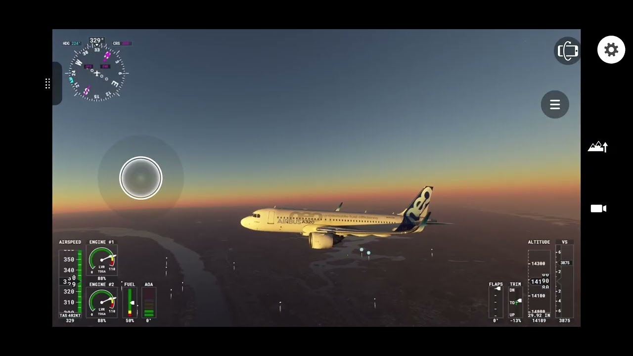 PLAYING MICROSOFT FLIGHT SIMULATOR IN ANDROID - YouTube