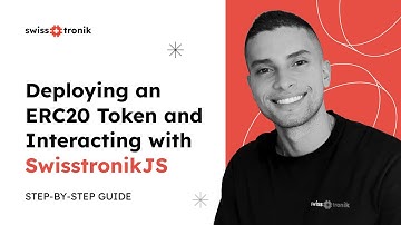 Deploying an ERC20 Token and Interacting with SwisstronikJS: Step by step guide