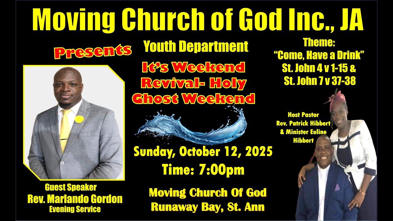 HOLY GHOST WEEKEND (SUNDAY NIGHT SERVICE) - OCTOBER 12, 2025