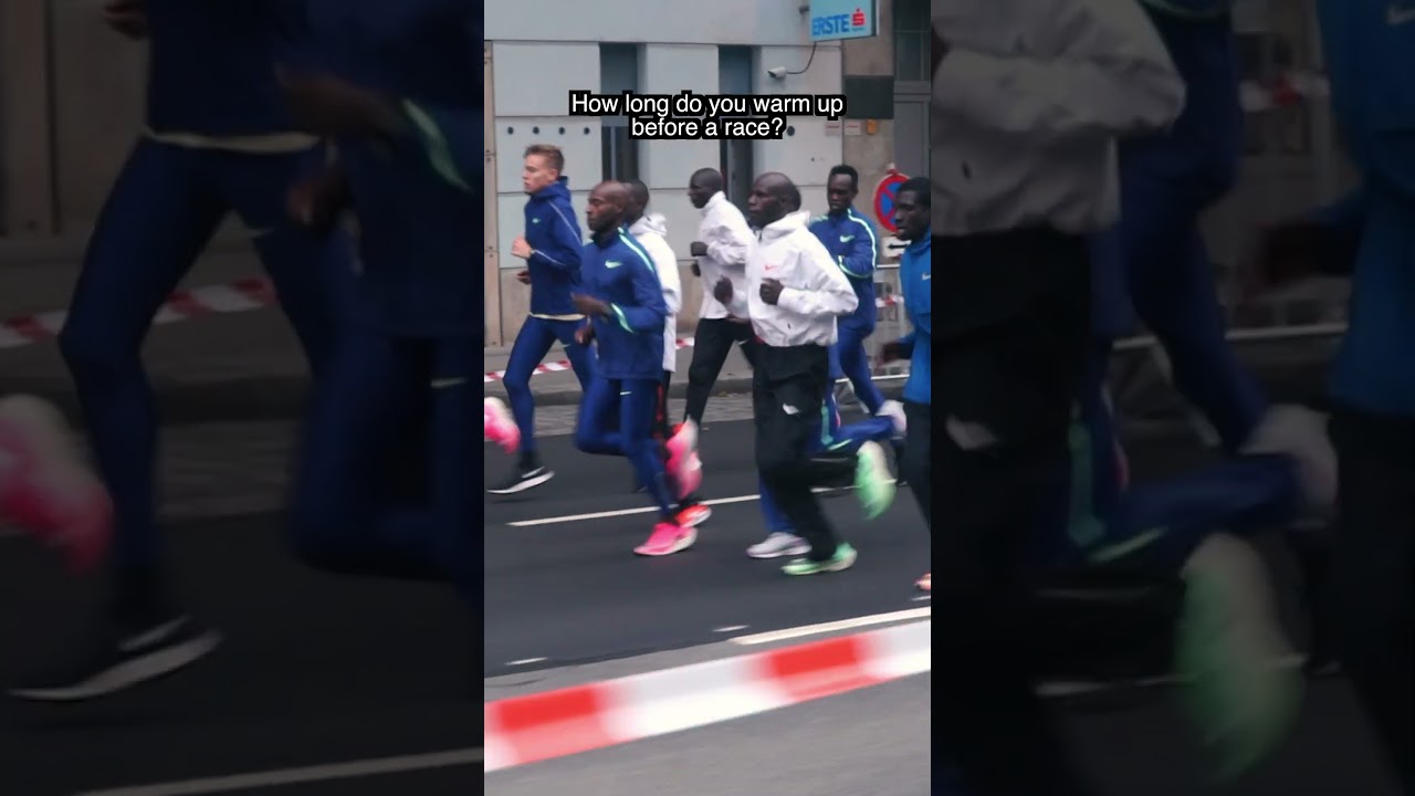 How long do you warm up  before a race? | Eliud Kipchoge INEOS 
