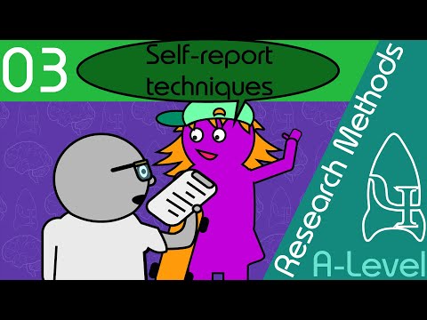 Self-report techniques - Research Methods [ A Level Psychology ]