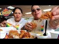 Puertorican fast food eating churchs chicken  mukbang eating show