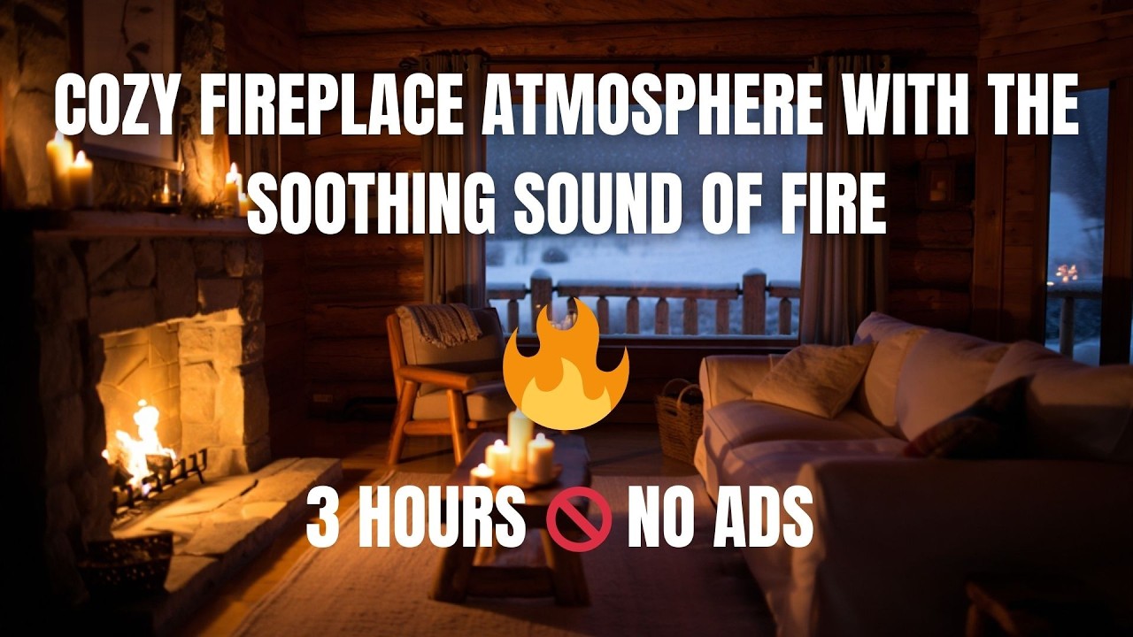 Pure Fireplace Sounds | Cozy Fire Ambience for Sleep