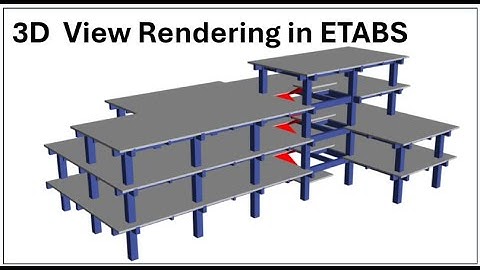 How to Render 3D View in ETABS?