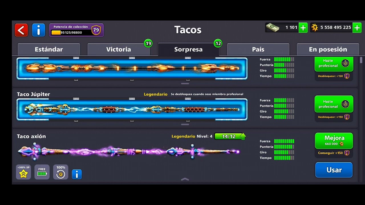 Axion Cue Level 5 (Legendary). 8 Ball Pool
