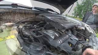 ремонт ДИЗЕЛЬНОГО двигателя Hyundai Santa Fe///ДИЗЕЛЬ троит / Видео