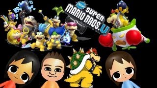 New Super Mario Bros U!! (Beat All Bosses!!)