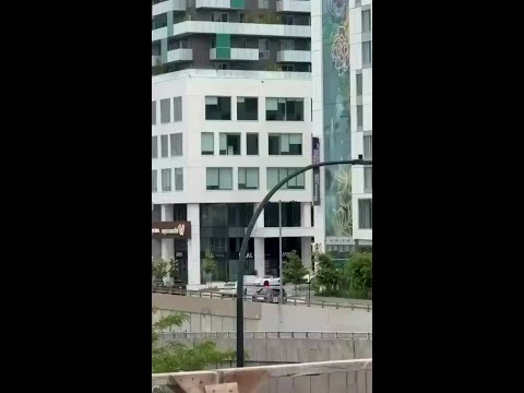 Dramatic footage captures shootout in Montreal