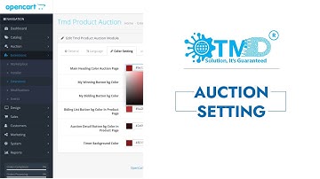 Opencart Auction