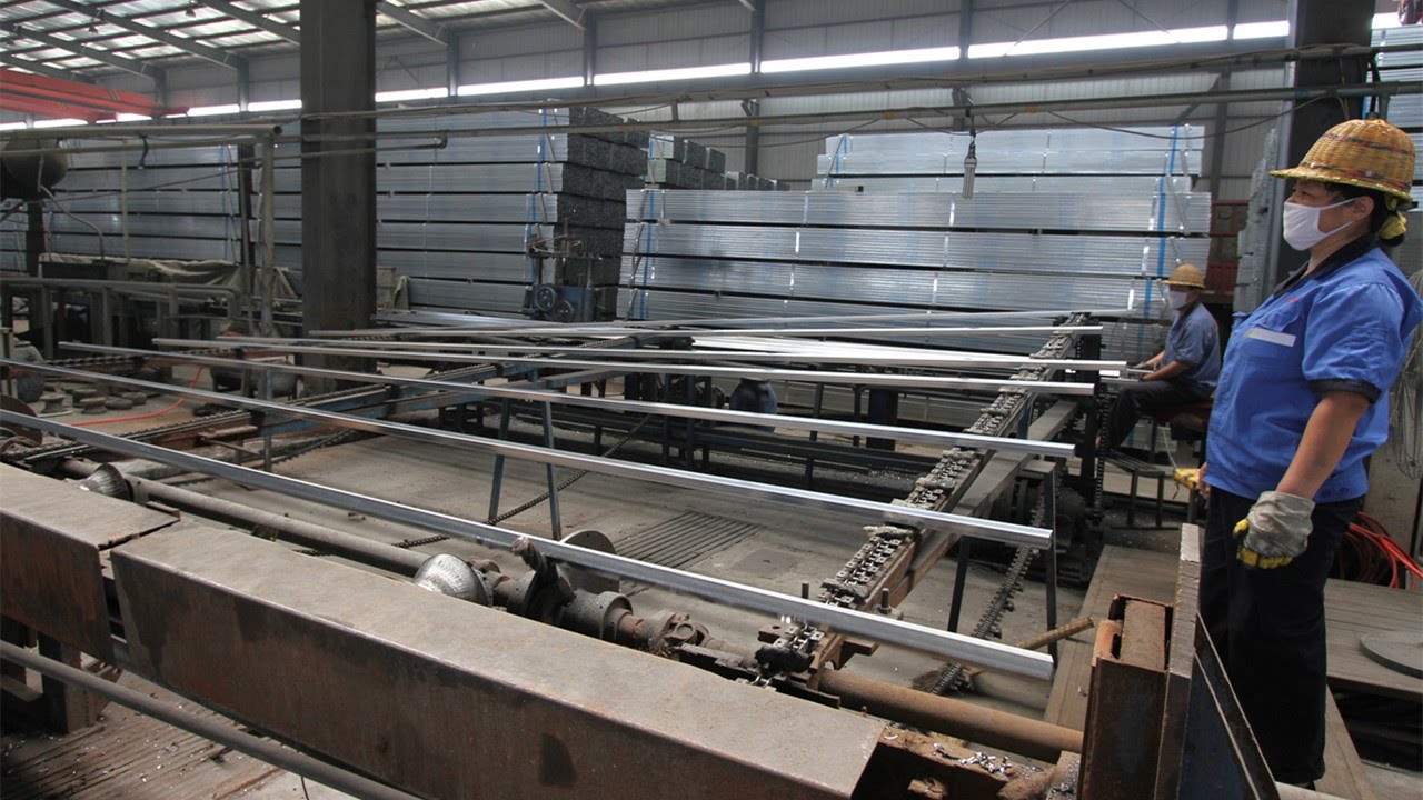 How to produce pre galvanized square tube -01