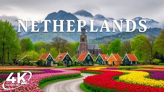 Netherlands 4K | Amsterdam Canals, Tulip Blooms, and Gabled Houses in Timeless Dutch Charm Aglow screenshot 4