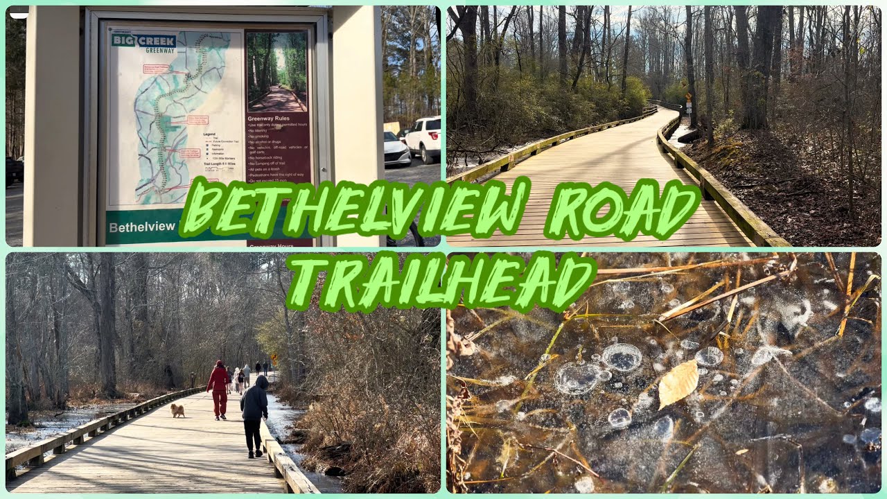 Exploring Bethelview Road Trailhead on Big Creek Greenway, GA