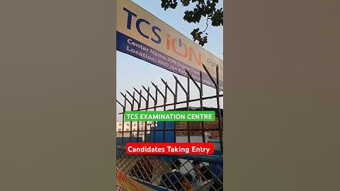 TCS ion Digital Zone examination Centre Candidates Taking Entry #tcs #shorts #exam #exams