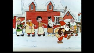 Joulupukki ja noitarumpu - Joulupukin töissä