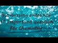 Bsc nursing entrance 10 Important question