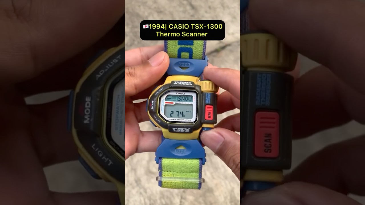 ⭐️90sCASIO vintage⭐️TSX1300 1994| CASIO Thermo Scanner TSX-1300 #casio #90s #vintage