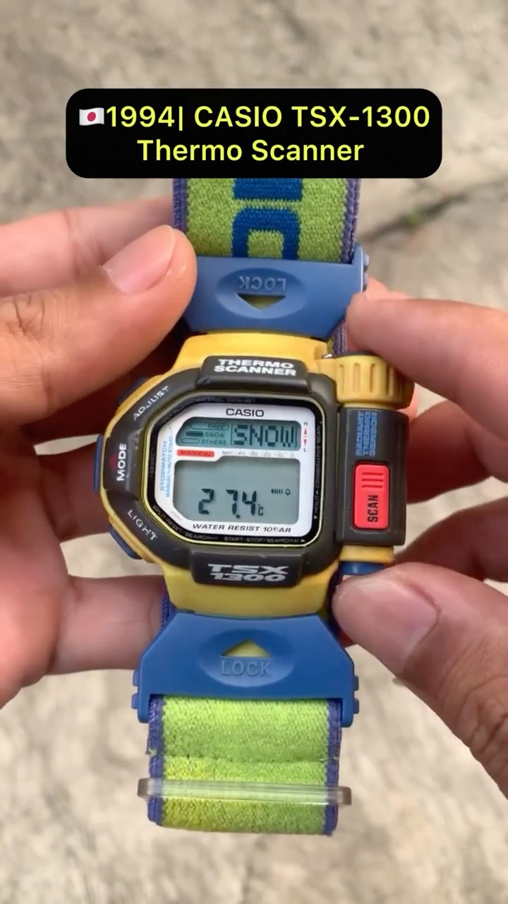 激レア CASIO TSX-1300 1994年発売 サーモスキャナー 1994| CASIO Thermo Scanner TSX-1300 #casio #90s #vintage