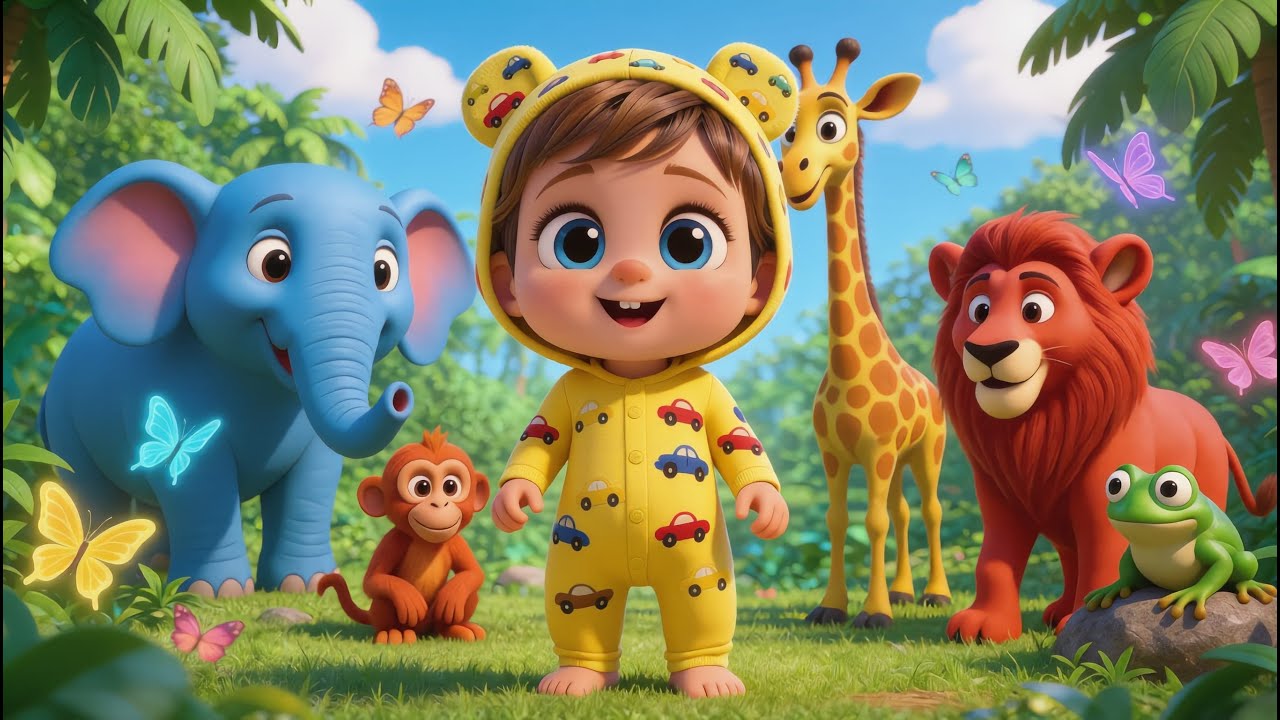 Learn Colors with Animals | Colors Song for Kids | Fun Learning Video for Toddlers | Nursery Rhymes