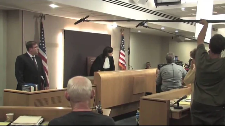 Proud of my man, Joe as courtroom clerk in Woman i...