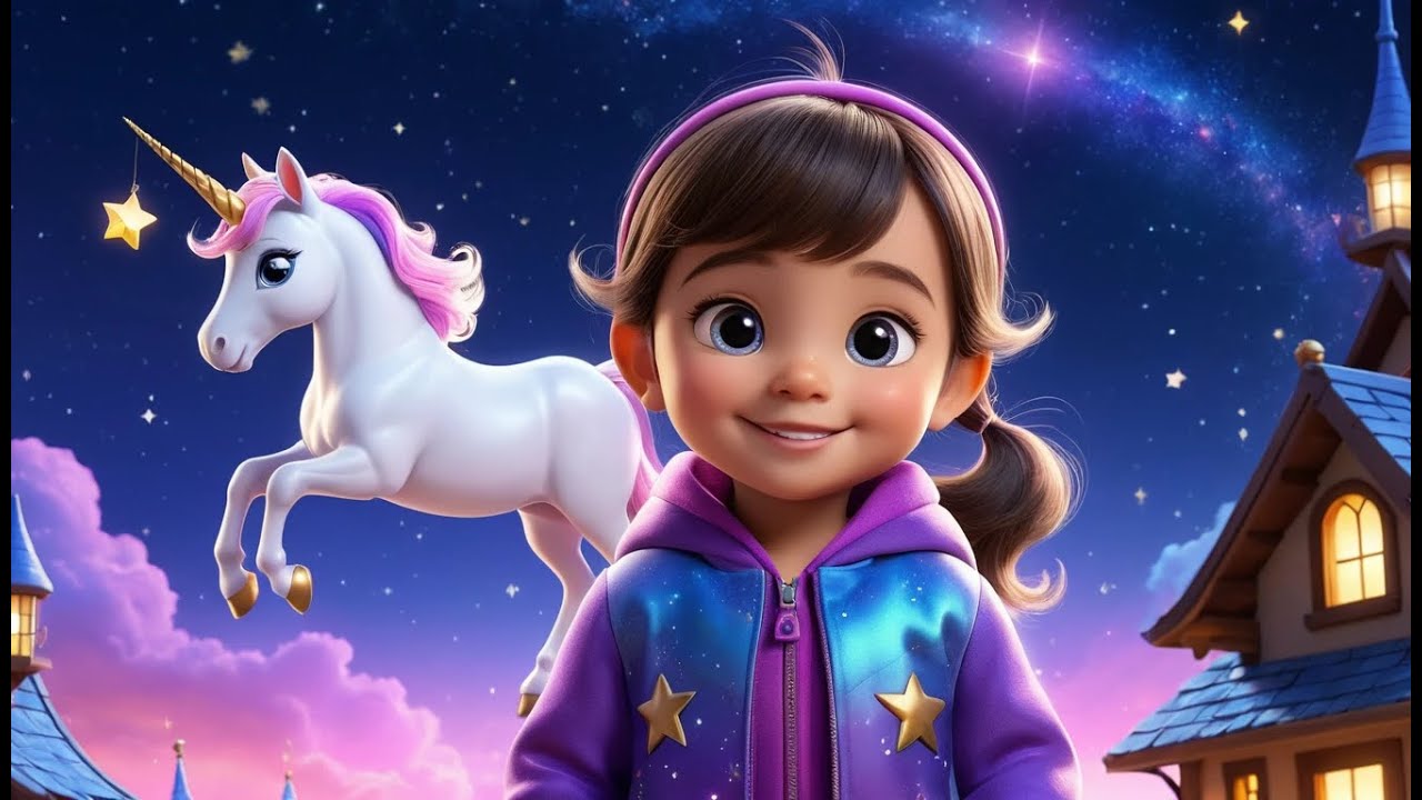Baby Unicorn’s Starry Ride | Magical Unicorn Song for Kids | Sparkling Star Nursery Rhyme