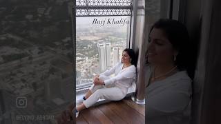 At the top of Burj Khalifa #flyingabroad #dubai #burjkhalifa #topofdubai #dubaitravel #dubaivlogs