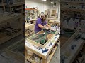 Coffee table made of epoxy resin