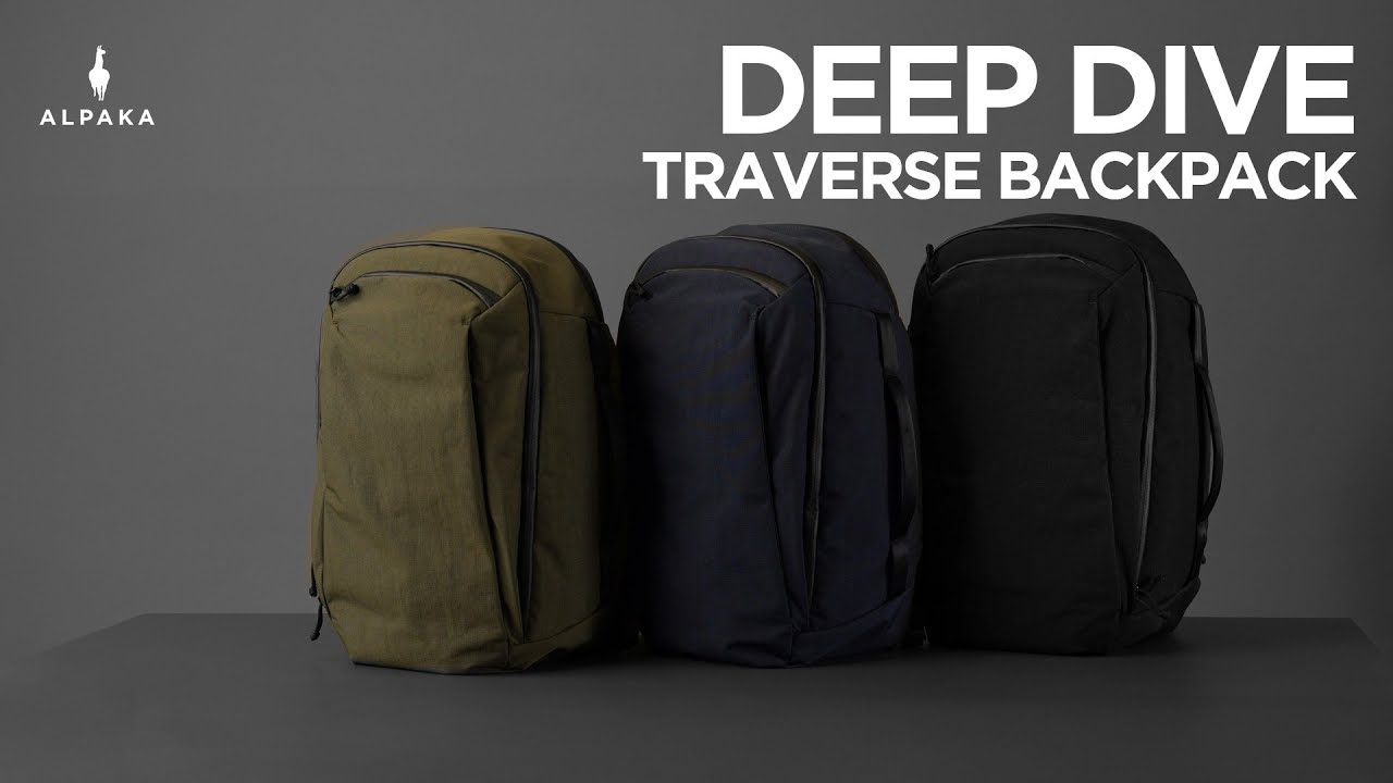 ALPAKA ／ TRAVERSE BACKPACK（Black） ALPAKA Traverse Backpack Deep Dive - YouTube