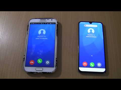 Double MIUI 9 Fake Samsung Galaxy Note 2 +A40 Over the Horizon  incoming call via Fake call