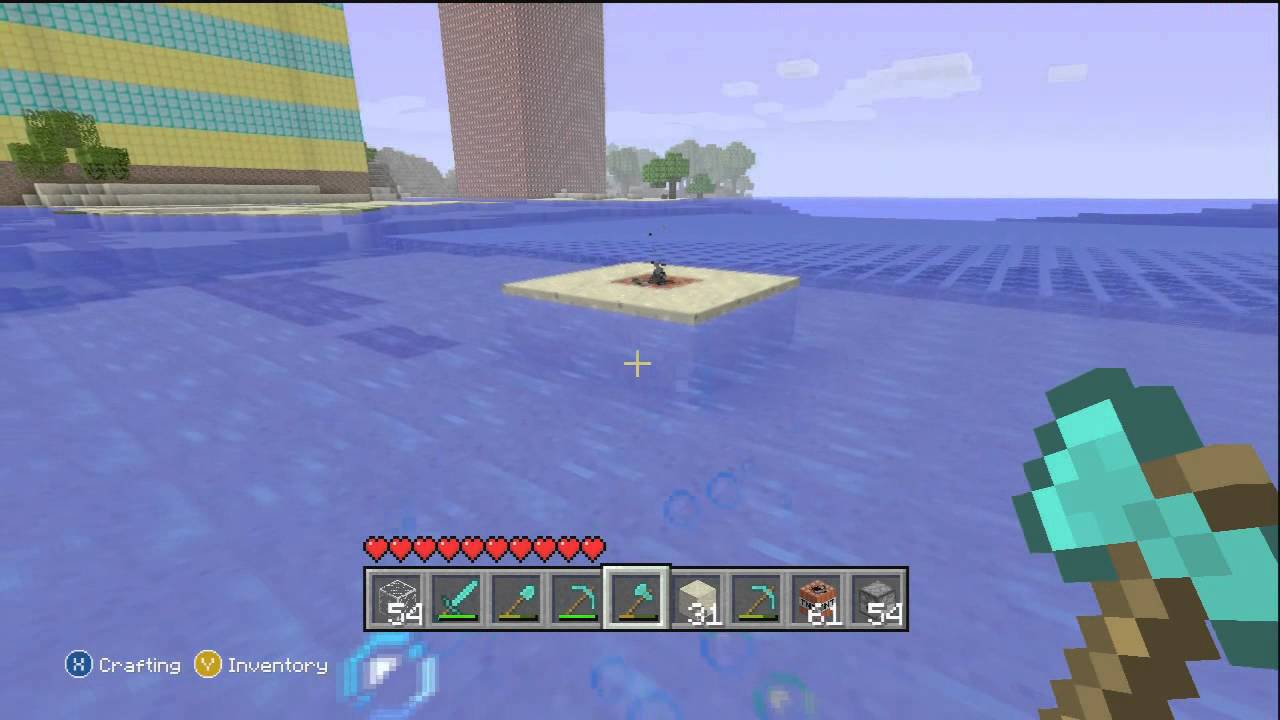 Minecraft Xbox 360 How To Make TNT Blow Up Underwater! YouTube