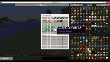 Quest Minecraft- Obsidan And Emerald Armor/Tool