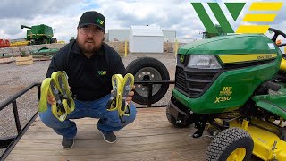 How to Load and Tie Down Mowers on Trailer