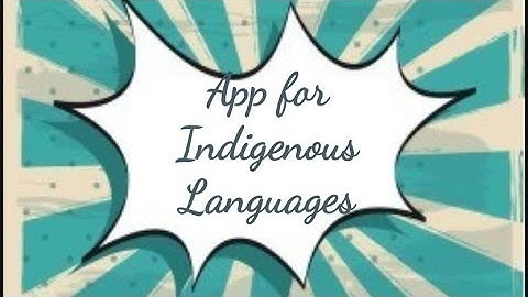 Episode 30: App for Indigenous Languages #businessmodels