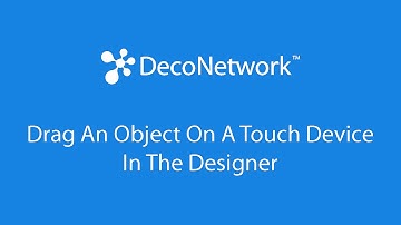 Allow dragging of an object by touch on touch devices in the designer