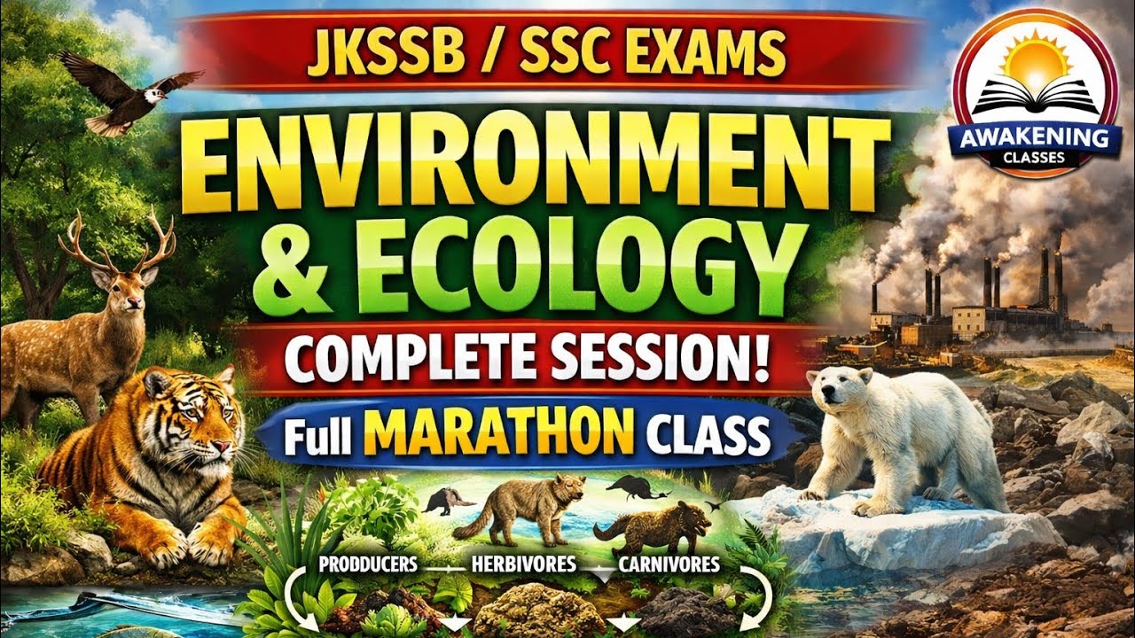 Environment/Ecosystem/Ecology/Marathon Session/JKSSB/SSC/
