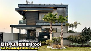 Pakistan,s Most Expensive Full Furnished 1 Kanal House With Full Basement, Pool, Cinema In DHA Lhr